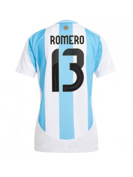 Argentinien Cristian Romero #13 Heimtrikot für Frauen Copa America 2024 Kurzarm